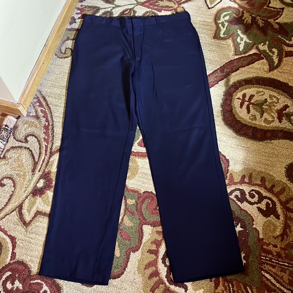 Vtg '01 RALPH LAUREN Size 36”W x 33”L Virgin Wool ExtraFine Pant Suspender Btn - Picture 3 of 16